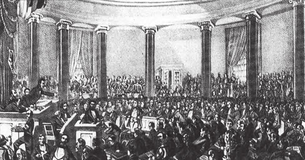 Η ΕΥΡΩΠΗ ΚΑΙ Ο ΚΟΣΜΟΣ ΤΟΝ 19ο ΑΙΩΝΑ (1815-1871) Η Εθνοσυνέλευση της Φρανκφούρτης κατά την Επανάσταση του 1848.