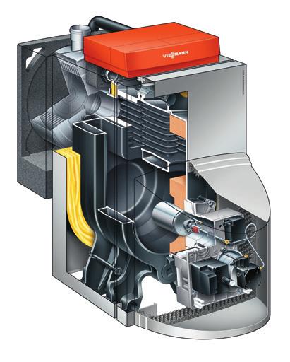 Cjenik 2018 VITORONDENS 200-T, 20,2 do 53,7 kw Vitorondens 200-T, kondenzacijski uljni kotao s plamenikom Vitoflame 300 s plavim plamenom. Značajke: Normni stupanj iskoristivosti: 97% (Hs)/103% (Hi).