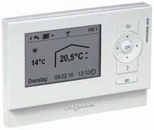 Cenik 2018 Prior za regulacijo Vitotronic 100 Tip HC1B Vitotrol 100, tip UTDB Digitalni prostorski termostat za nastavitev dnevnega in tedenskega programa, s preklopnim izodom (dvotočkovni izod)