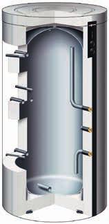 54/55 VITOCELL 100-E/- Barva ranilnika srerna ela Vitocell 100-E/, tip SVP ranilnik ogrevalne vode v povezavi s toplotnimi črpalkami do 17 k, vključno s prelivnim ventilom DN25 R1 za stensko montažo,
