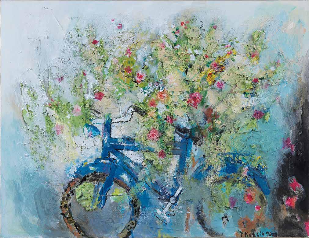 54. Γιάννης Κόττης Ποδήλατο με τριαντάφυλλα