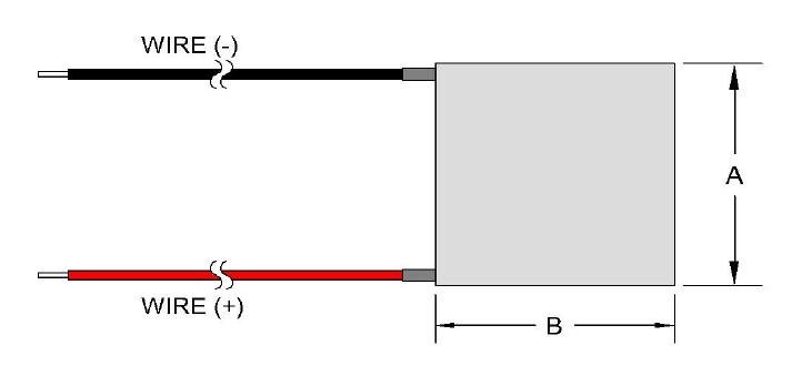 Εικόνα 4.1: Κάτοψη στοιχείου Peltier Εικόνα 4.2: Πλάγια όψη του θερμοηλεκτρικού στοιχείου 4.1.2 Μετρητικά όργανα 4.1.2.1 Θερμοκρασία Για το συγκεκριμένο στάδιο της κύριας πειραματικής διαδικασίας χρησιμοποιήθηκε ένας μετρητής με τριαντα δύο θέσεις για θερμοζεύγη.