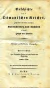 Handschriften und Archiven durch Joseph von Hammer. Zweyte verbesserte Ausgabe. Vol. I 