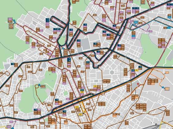 Χαρτογράφηση και ανάλυση της επιχειρηματικής δραστηριότητας Νίκαια Σταθμός ΜΕΤΡΟ Χάρτης 5: Η υφιστάμενη συγκοινωνιακή εξυπηρέτηση της Νίκαιας και ο μελλοντικός σταθμός ΜΕΤΡΟ Αθήνας (21, Β18 και Γ18)