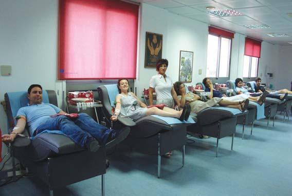 Nέα του Συλλόγου - ραστηριότητες - Γενική Ενημέρωση Aιμοδοσία Με αφορμή την παγκόσμια ημέρα αιμοδότη, στις 14 Ιουνίου 2011, το Συμβούλιο του Επαρχιακού Τμήματος Λευκωσίας- Κερύνειας, πήρε την