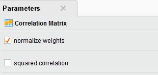 Ολοκληρώνοντας την έρευνά μας, χρησιμοποιούμε τον operator Correlation Matrix για να αναλύσουμε τις πιθανές συσχετίσεις ανάμεσα στις μεταβλητές του