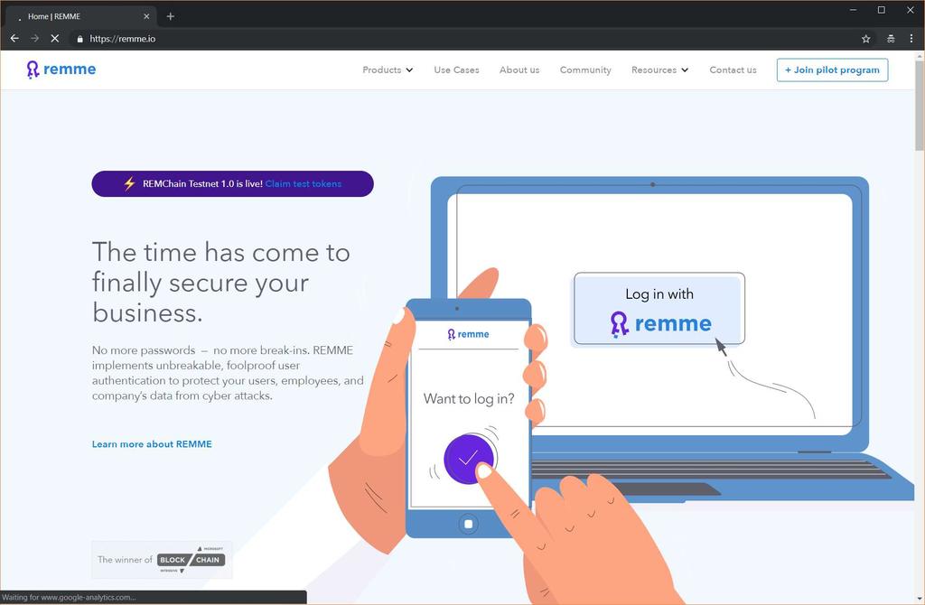 No more passwords no more brakeins Το startup REMME δίνει σε κάθε συσκευή το δικό της συγκεκριμένο