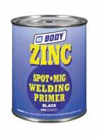 . 1Κ 2Κ ΑΣΤΑΡΙΑ BODY ZINC 1K SPOT/MIG WELDING PRIMER 25 25.02.0000.1 510.02.000.0 00ml Aντισκωριακό αστάρι με μεγάλη περιεκτικότητα σε σκόνη ψευδαργύρου XΩPIΣ χρωμικό ψευδάργυρο και μόλυβδο.