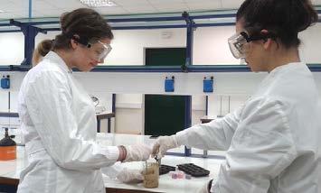 Οι µαθητές εργάζονται σε µικρές οµάδες, ακολουθώντας ένα πρόγραµµα αποτελούµενο από 16 εργαστηριακά µαθήµατα διάρκειας 90 λεπτών, το οποίο πραγµατοποιείται στα σύγχρονα εργαστήρια Φυσικής, Χηµείας