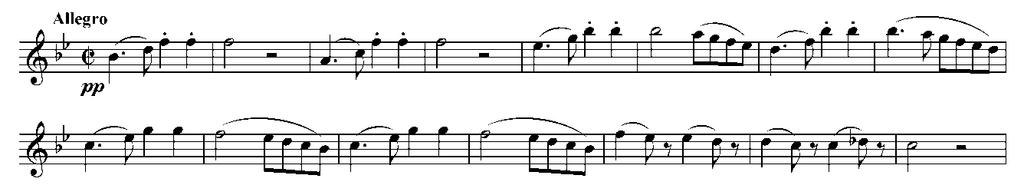 5 ο παράδειγμα: (Schubert, Συμφωνία Νο.5) - - - - - - - - - - - - - - Γ. Κλείσιμο (15 λεπτά) Βιωματική ενίσχυση της νέας γνώσης.