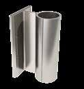 65 45 36 Διπλό στήριγμα τζαμιού 19-22mm κολόνας Ø42 Double glass support 19-22mm for Ø42 column Κωδ.