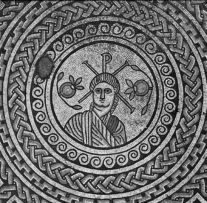 Теолошки погледи / Theological Views LI (1/2018) Сл. 2. Фигура Христова, мозаични под, Енглеска, 4.