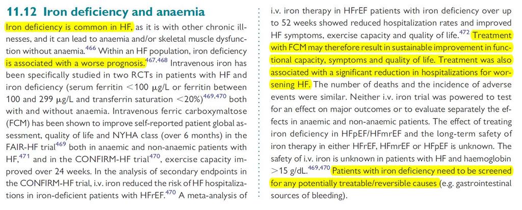 FCM:Ferinject, HF: Heart Failure, RCT: randomised clinical trial, IV: