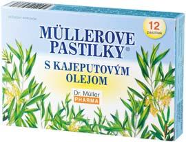 Zloženie v 10 v 1 pastilke % RVH* v 1 pastilke kajeputový olej (Melaleuca leucodendron) 1, 25,0 mg nestanovené silica mäty piepornej (Mentha piperita) 0,5 g 12,5 mg nestanovené Odporúčané dávkovanie: