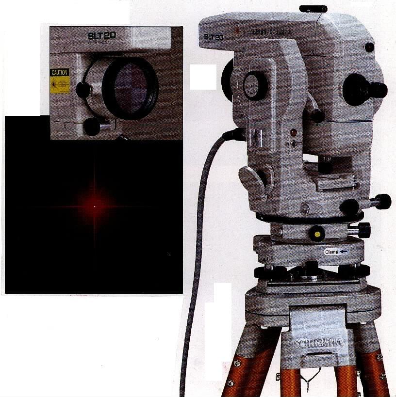 . Stabilita zväzku lúov odmieuje nemennos rozmeru a olohy stoy laserových lúov (obr. 1.65). U kvalitných rístrojov sa rozmer a oloha stoy lúov rakticky nemení. 3.