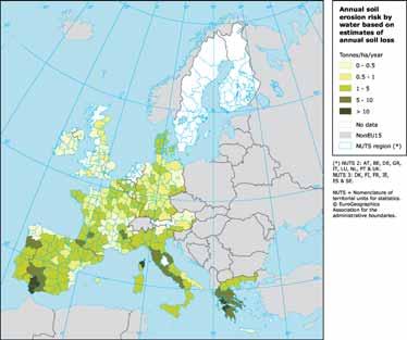Európska únia Pôda a jej stav v Európskej únii 22 ENVIROMAGAZÍN 4/2007 Pôda má pre ľudí mimoriadny význam. Na pôde sa vyprodukuje 90 % potravín pre ľudskú spotrebu a krmív pre hospodárske zvieratá.