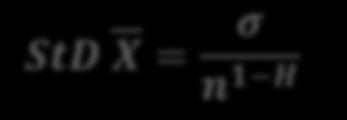 4 ρ 0.6 0.8 1 1 0.8 ρ=0 ρ=0,2 0.6 ρ=0,6 ρ=-0,3 0.4 StD X = σ n 0.