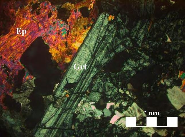 Τα πετρώματα αυτά εμφανίζονται στην επαφή της μαγματικής διείσδυσης με τα γειτονικά ανθρακικά ιζηματογενή πετρώματα, τα οποία είναι πλούσια σε Ca και Mg.