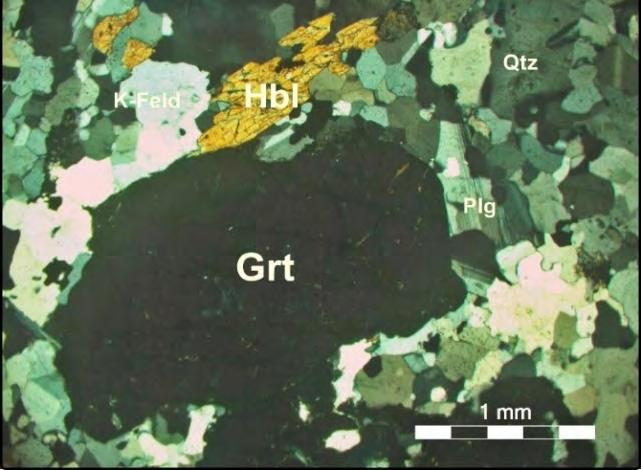 Όσον αφορά τους τύπους κερατιτών με πρωτόλιθους ανθρακικά πετρώματα, η κύρια παραγένεση είναι: ασβεστίτης + δολομίτης + χαλαζίας + πλαγιόκλαστο (An90-100) + βολλαστονίτης + επίδοτο ± τρεμολίτης ±