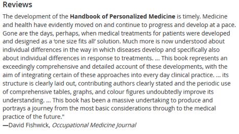 PHARMACOGENOMICS PERSONALIZED/PRECISION MEDICINE This conceptual approach