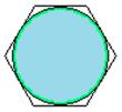 Se debuxamos un polígono calquera e no seu interior unha circunferencia