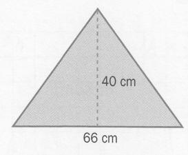 Calcule a superficie do seguinte trapecio.