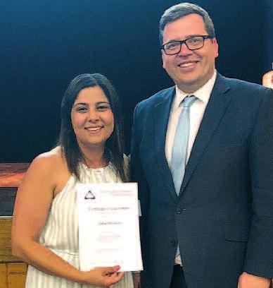 Primary Language Teacher of the Year Award 2018 Τιμητική Διάκριση στη Διευθύντρια του Ελληνικού μας Σχολείου Θερμά συγχαρητήρια στην Διευθύντρια του Ελληνικού μας Σχολείου, κα Μαρία Μιλτιάδου για την