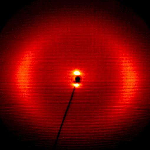 I / a.u. I / a.u. Electronic Supplementary Material (ESI) for Soft Matter dark regions represent the homeotopically aligned SmA phase. 2.