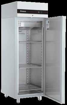 Upright Freezers Slim Line Technical Characteristics Armoires Congelateurs Slim Line Caracteristiques techniques External Depth: 7mm Door thickness 70mm thick Redesigned condenser for less frequent