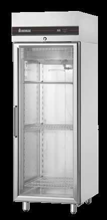 Glass Door Upright Chillers Technical Characteristics Armoires Refroidisseurs Avec Portes Vitrées Caracteristiques techniques Anticorrosive protection on the evaporators.