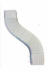 ΠΛΑΓΙΑ  DOWNSPOUT ELBOW 5x8cm LATERAL AVAILABLE AS A PAIR