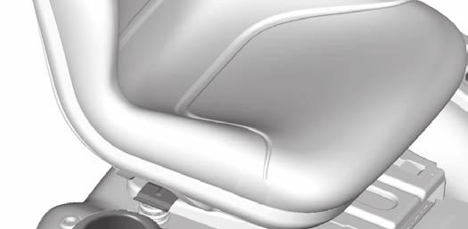 2 A ADJUST SEAT Lift up adjustment lever (A) and slide seat until a comfortable position is reached which allows you to press clutch/brake pedal all the way down.