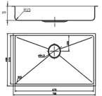 80cm 700x400mm Βάσει σχεδίου 670x370mm Μονό * Διαθέσιμος σε 59 χρώματα 3 430,08 533,00 4 495,12 614,00 SOLID SURFACE ME ΑΝΟΞΕΙΔΩΤΗ ΒΑΣΗ