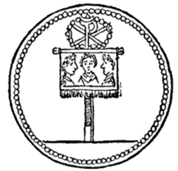 Το ήξερες; Τότε πρωτοεμφανίστηκε η λέξη λάβαρο (labarum) στο οποίο εικονίστηκε το 'Χριστόγραμμα', ο συνδυασμός του Χ-Ρ (Χριστός).