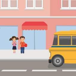 σχολεία, υπάρχουν δύο στόχοι που ασχολούνται με την οδική ασφάλεια και είναι οι ακόλουθοι: Τα παιδιά θα πρέπει να γνωρίζουν τους κανόνες οδικής συμπεριφοράς και την ερμηνεία των πινακίδων και