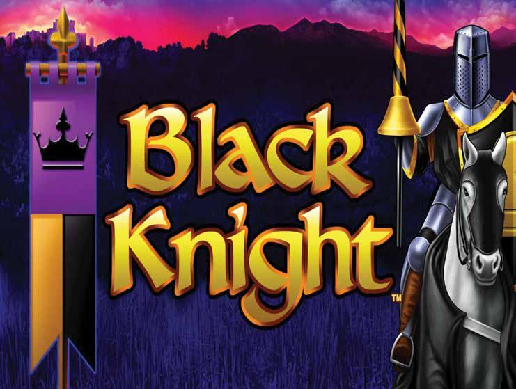 4.1.1 BLACK KNIGHT / ΠΕΡΙΓΡΑΦΗ To Black Knight είναι ένα παιχνίδι με 5 τροχούς και 5 νικητήριες γραμμές το οποίο πληρώνει από