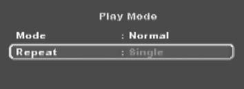 Når du har programmeret de ønskede kapitler, skal du med styreknapperne vælge Play under indtastningsfelterne. Tryk på knappen OK.