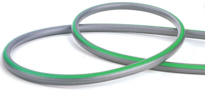 Braided reinforcement in polyester Ενδιάμεση στρώση από πλούσιο σε περιεκτικότητα προστατευτικό PVC από μαύρο φύκι Intermediate