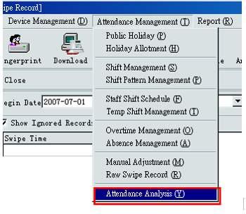 Attendance Analysis.