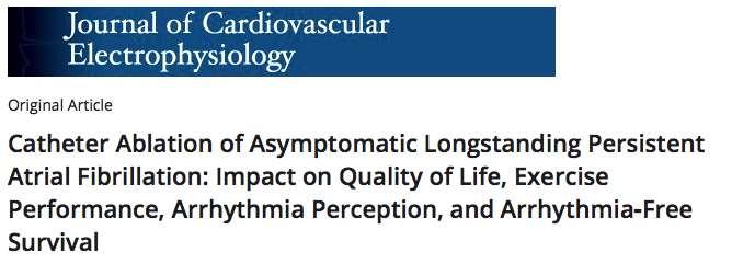 October 2016 61 consecutive patients (mean age 62 ±13 years, 71% males) with asymptomatic LSP AF undergoing first catheter ablation were enrolled.