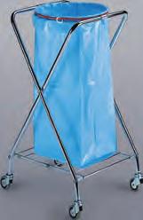 - Kotači Ø 80 mm. 6,5 kg 560 x 580 x 1020 mm 1 x 120 l 645,00 Nagazni stalak Mobil Tip 5081 - Stalak za vreće 120 l.