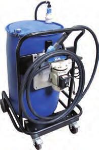- Kompaktna lagana konstrukcija. - Upotrebljava se za AdBlue. - 4 m dugo crijevo za točenje s automatskim pištoljem. - Snaga 25 l/min.