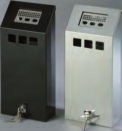 PEPELJARE Zidne pepeljare Tip: 3668, 3657 - Namijenjene za interijere i eksterijere.