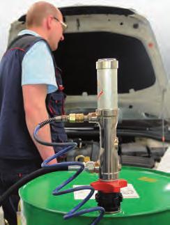 PNEUMATSKE PUMPE - Snažne i vrlo pouzdane, pneumatske crpke s dugim vijekom trajanja. - Jednostavno održavanje. - Male dimenzije i težina.