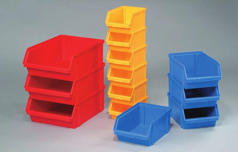 PLASTIČNE KUTIJE - Tri veličine klasičnih kutija za slaganje u stupce. Namijenjene su za pregledno slaganje i skladištenje sitnih predmeta.