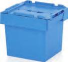 PLASTIČNE KAŠETE INTEGRA Povratne kašete s poklopcem - Poklopac je s kašetom spojen pantom. - Glatke s gotovo okomitim stranicama. - Ergonomske ručke za sigurnu manipulaciju.