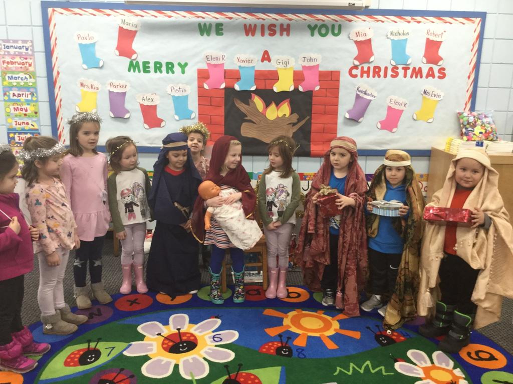 Some of the children said they were thankful for their family, their pets, their toys and even shredded cheese and avgolemono soup that Yiayia makes!