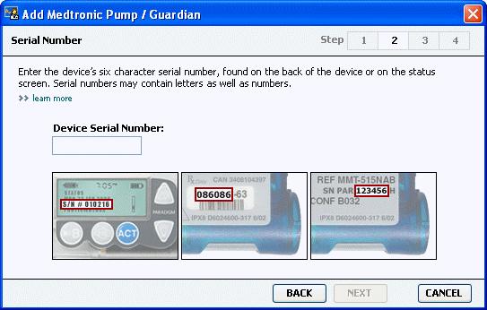 NAPOMENA: model pumpe naveden je na stražnjoj strani pumpe ili na zaslonu statusa pumpe. 6 Odaberite gumb mogu nosti da biste odredili koji ure aj dodajete.