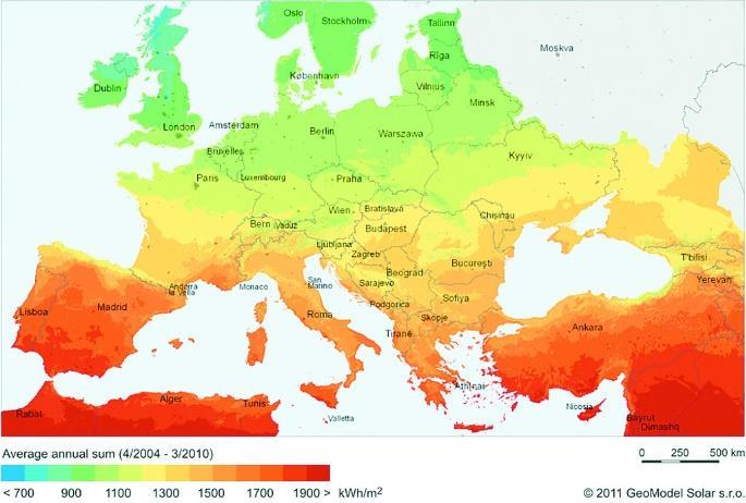 κλίση σε μοίρες 0 30 45 60 90 Αθήνα 1 581 1730 1680 1549 1090 Θεσ/κη 1 403 1544 1505 1395 1000 Κόρινθος 1 526 1666 1617 1490 1050 Πάρος 1 629 1751 1685 1538 1058 Πάτρα 1 479 1611 1563 1441 1018 Χανιά