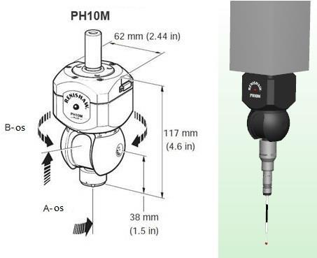 Slika 36 Renishaw PH10M Programski jezik koji se koristio je Renishaw MODUS.